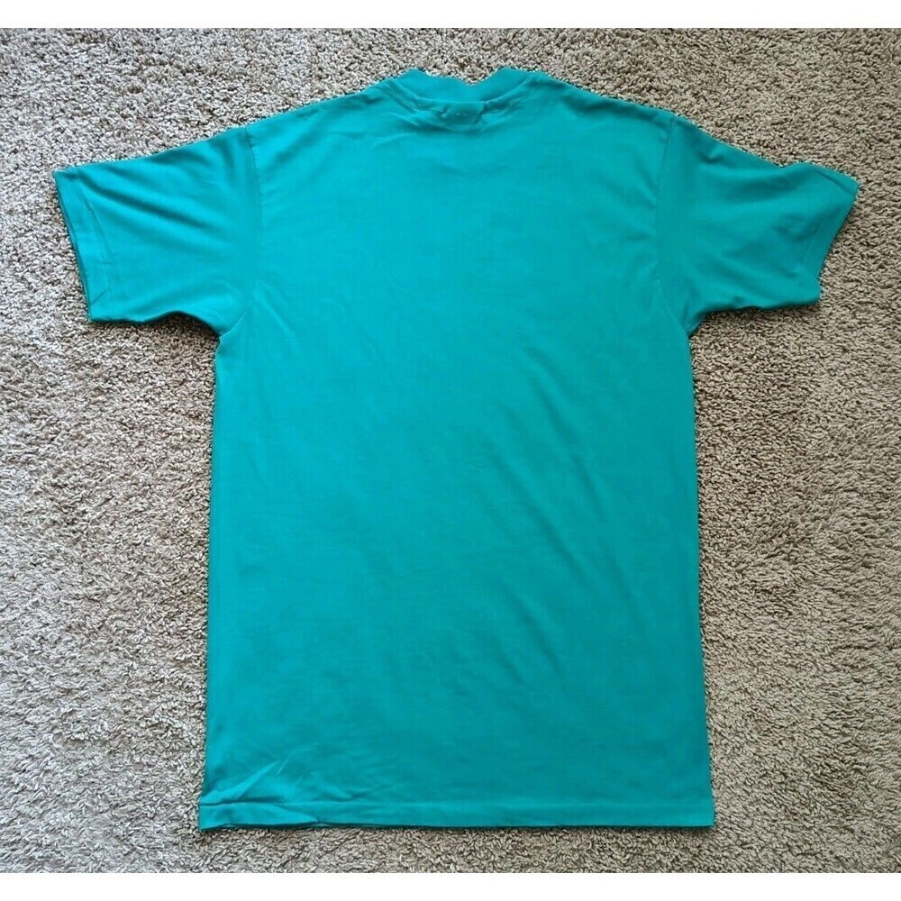Vintage London Paris Rome T-Shirt Men's Medium Green Short Sleeve - Picture 5 of 7